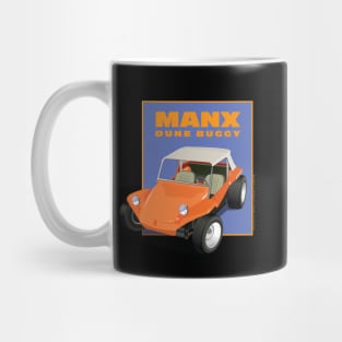 Orange Manx Dune Buggy in Blue Box & Type Mug